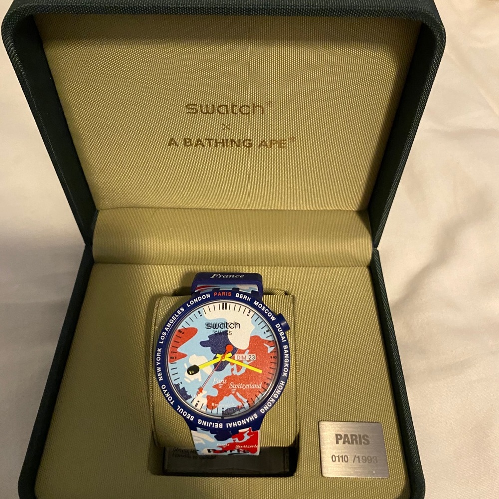 Bape X Swatch Watch
